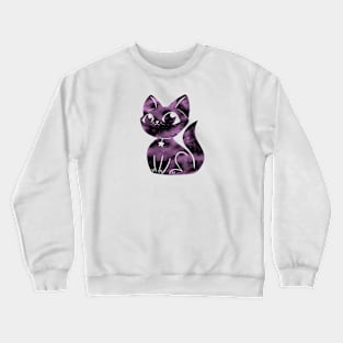 Pink Space Cat Crewneck Sweatshirt